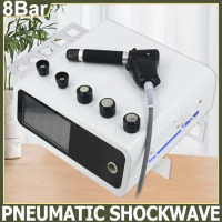 Pneumatic Shockwave Machine 8Bar Relieve Pain For ED Treatment Professional Shock Wave Therapy Machine Body Relaxation Massager