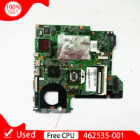 Used 462535-001 Laptop Motherboard DDR2 FREE CPU For HP COMPAQ DV2000 DV2500 DV2700 V3000 V3500 V3700