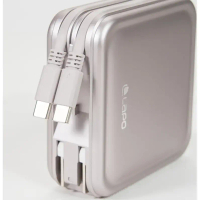 【LAPO】超進化八合一 10000mAh 無線快充行動電源 WT-08CL/TC _Rainbow 3C-琉光金,TC+TC