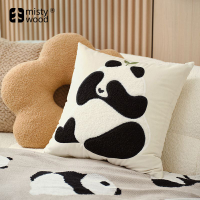 超軟大熊貓抱枕花花萌蘭果賴同款靠枕靠墊套沙發床上靠背ins卡通