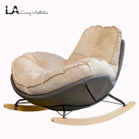 ;LA Lazy Couch Penguin Rocking Chair Adult Lounge Snail Balcony Home Indoor Leisure Rocking Chair Lounge Chair Rocking