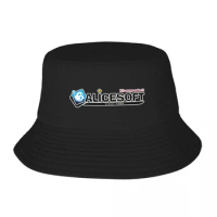 AliceSoft Logo Rance Series Bucket Hat Uv Protection Solar Hat hiking hat Hats Man Women's