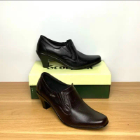 2705 Sepatu Pantofel Wanita Semi Boot SCORPION Asli Kulit