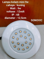 LAMPU LED KOLAM 12V 9W IP68 SONOVIC WATERPROOF LAMPU KOLAM LED