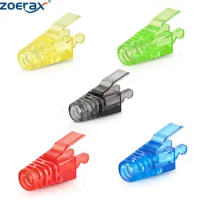 ZoeRax Colorful RJ45 CAT6 Strain Relief Boots Connector Ethernet Cable LAN Cable Connector Cover