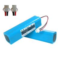 5600mAh INR18650 M26-4S2P 14.8V Battery For Proscenic, Philips, Haier For Lenovo Robot Vacuum Cleaner with SM 3-wire Plug