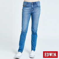 EDWIN JERSEYS 迦績 EJ7 棉錐形牛仔褲-女款 石洗藍 TAPERED #503生日慶