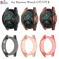 clear Protective TPU Case Cover for Huawei Watch GT/GT 2 42MM /46mm Smartwatch Sport Watch Case Slim Replacement Full Protector