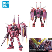 Spot Direct Delivery Bandai Original Anime Collectible GUNDAM Model RG JUSTICE GUNDAM Action Figure Assembly Toys For Children