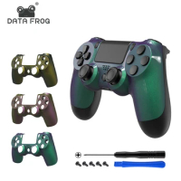DATA FROG Replacement DIY Chameleon Faceplate Cover Front Housing Shell For PS4 PS4 Slim Pro Controller Accessories