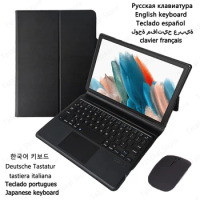 All-in-one Keyboard Case for Samsung Galaxy Tab A8 Funda Touchpad Keyboard Cover for Galaxy Tab A8 SM X205 Case 10.5 inch Capa