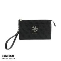 Universal Pouch Phone GUESS PU Big 4G Logo Crossbody Mini Bag Black