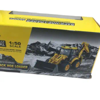 1:50 Huina 1704 Two-way Excavator Forklift Backhoe Loader Truck Model For Kids Gift Toys Open-window Over 8 Years Old