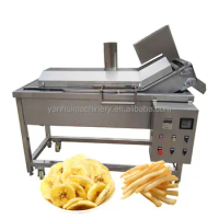 Industrial Air Fryer Snack Food Frying Machine Deep Fryer Automation Deep Frying Machine for Prawn Cracker