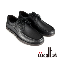 【Waltz】城市休閒  牛皮經典休閒鞋(622226-02 華爾滋皮鞋)