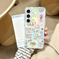 Cherry Hello Kitty Cartoon Dual Color Airbag Case for Samsung /A35 5G /S22 A05/MOS/F05 /S24/S25 /A12