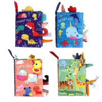 Baby Rattles Mobiles Toy Soft Animal Cloth Book Newborn Stroller Hanging Toy Bebe Early Learning Educate Baby Toy Toys 0 12 Months