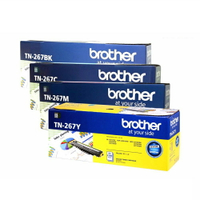 Brother 四色一組 TN-267 原廠高容量碳粉匣 適用 HL-L3270CDW/MFC-L3750CDW/MFC-L3770CDW