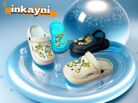 INKAYNI Sandal Selop Anak Motif Duck Size 24-35 Anti Slip Bahan Elastis YK2130B,YK3130B