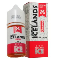 Liquid Saltnic Icelands Fruity Ice Series 30MG 30ML By Move Juice GUAVA