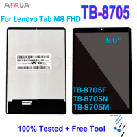 8" LCD For Lenovo Tab M8 FHD TB-8705F TB-8705N TB-8705M TB-87005 LCD Display Touch Screen Digitizer Assembly