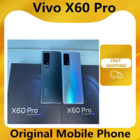 In Stock Vivo X60 Pro 5G Cell Phone 48.0MP+32.0MP 5 Cameras GPS Fingerprint 12GB RAM 256GB ROM 6.56" 120HZ 33W Charger Octa Core