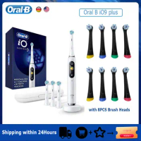 Oral-B IO9 Plus Electric Toothbrush Bluetooth 7Modes Smart Timer Personalized AI Coaching 3D Teeth Tracking Deep Clean for Adult