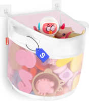 UNEEDE Bath Toy Organizer1.55 Gallons Bathtub Toy Storage OrganizerQuick Access Bath Toy Holder For