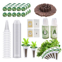 166 seed pod kits compatible with Aerogarden, reusable for indoor and outdoor hydroponic planting systems for various plants
