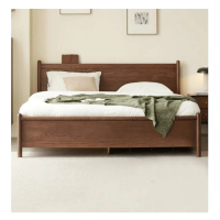 【橙家居·家具】聖羅莎系列胡桃色1.5米掀床床架 SLS-A1017(售完採預購 木掀床 床架 掀床 置物 收納床底)