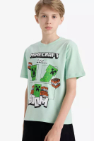 DeFacto 男童 Minecraft 圓領短袖 T恤 E4827A825Sm
