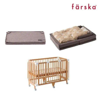 farska 童趣森林5合1嬰兒大床 Long＋透氣好眠可攜式床墊13件組 + 延伸床墊