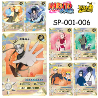 kayou Naruto Cards SP Naruto Uzumaki Sasuke Uchiha Kakashi Kakashi Haruno Sakura Jiraiya Boy Collectible Card Toys Holiday gifts