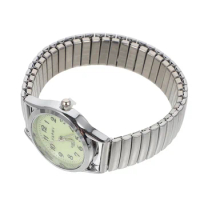 Couple Watch Expansion Band Elderly Classic Digital Wristwatch Elastic Ladies Digital Watch