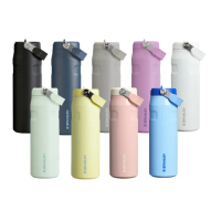 【Stanley】官方直營 輕重力系列 IceFlow Aerolight 摺疊吸管杯 0.7L