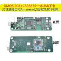 XMOS XU208 PC digital interface, Bluetooth composite I2S daughter card Support DSD and Bluetooth 5.0