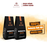 COMBO 2 Cà Phê Mr. Phin Robusta Dak Mil 500g, cafe đậm đà, không chua, Phương Vy Coffee