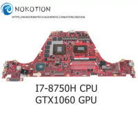 NOKOTION GX531GM Mainboard 90NR0100-R01001 For ASUS ASUS ROG Zephyrus GX531G GX531 GX531GM Motherboard I7-8750H CPU GTX1060 GPU