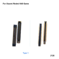 2PCS For Xiaomi Redmi K40 Game FPC connector Red mi K40 Gaming LCD display screen on motherboard mainboard On flex cable