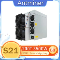 Brand New Antminer Bitcoin Miner S21 200T 3500W Asic Miner , SHA-256 Free Shipping Bitmain Bitcoin Mining Machine Miners
