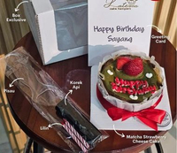 Burn Cheese Cake Mini Premium Cheesecake Lumer Strawberry Lotus Blueberry Matcha Dessert Box Kue Ula