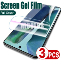 3PCS Hydrogel Film For Samsung Galaxy Note 20 Ultra 5G Water Gel Soft Phone Screen Protector Samsumg 20Ultra 5 G Galaxi Note20