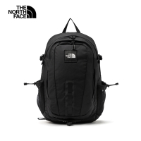 【The North Face 官方旗艦】北面男女款黑色多隔層舒適背負後背包｜3KYJ53R