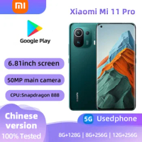 Xiaomi Mi 11pro 5G Android 6.81 inch RAM 12GB ROM 256GB Qualcomm Snapdragon 888 used phone