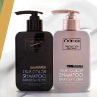 CULTUSIA With Keratin True Color Shampoo 180ml Original Gray Conditioner