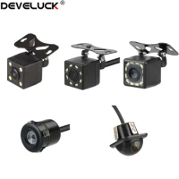 Develuck Car Rear View Camera Reversing Camera IP68 Waterproof Night Vision LED Auto Backup Monitor 170 Degree HD Image