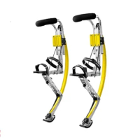 Kangaroo Hopping for adults Weight is 110~150 lbs/50~70kg YELLOW Color jump stilts/skyrunner/kangaroo Jump-shoes/Flying Shoes