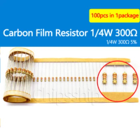 Carbon Film Resistor 1 4W 330EUR5_ four-color Ring Resistor (100 PCS)