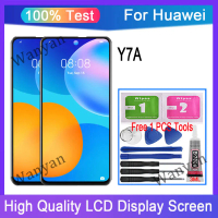 จอแสดงผล LCD สำหรับ Huawei Y7A พร้อมกรอบ เปลี่ยนใหม่