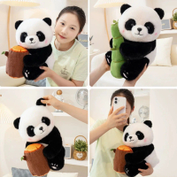 < NEW > HADIAH ULANG TAHUN ANAK BONEKA PANDA PELUK KAYU KECIL BONEKA PANDA LUCU TERBARU